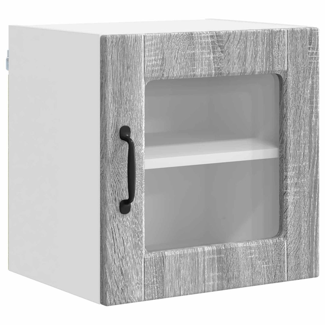 Væglampe Skab PORTO 2 pcs Grå Sonoma 40 x 31 x 40 cm