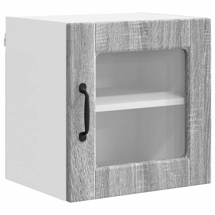 Væglampe Skab PORTO 2 pcs Grå Sonoma 40 x 31 x 40 cm