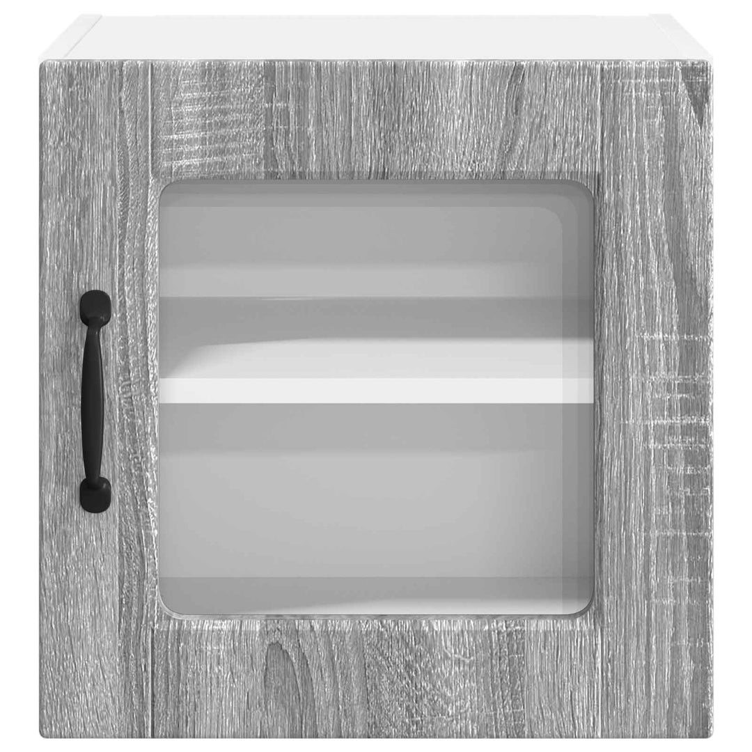 Væglampe Skab PORTO 2 pcs Grå Sonoma 40 x 31 x 40 cm