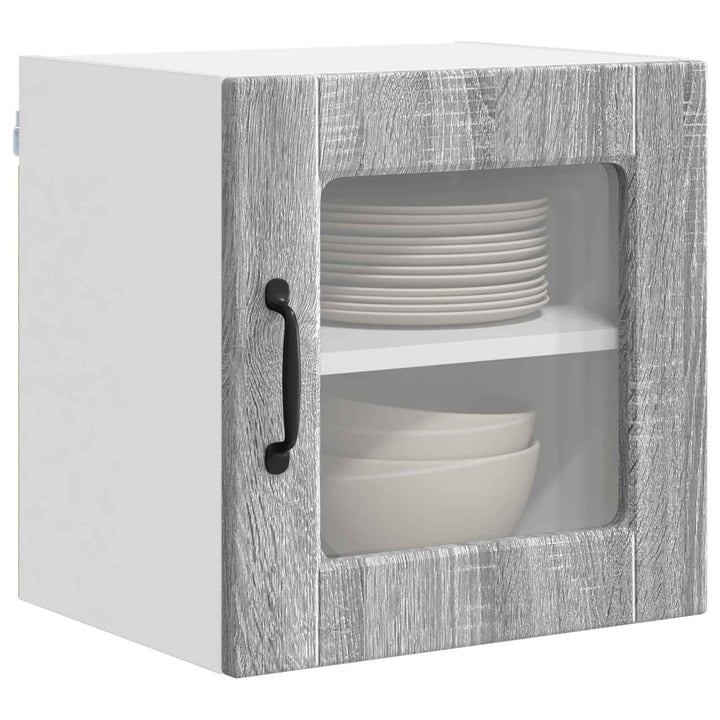 Væglampe Skab PORTO 2 pcs Grå Sonoma 40 x 31 x 40 cm
