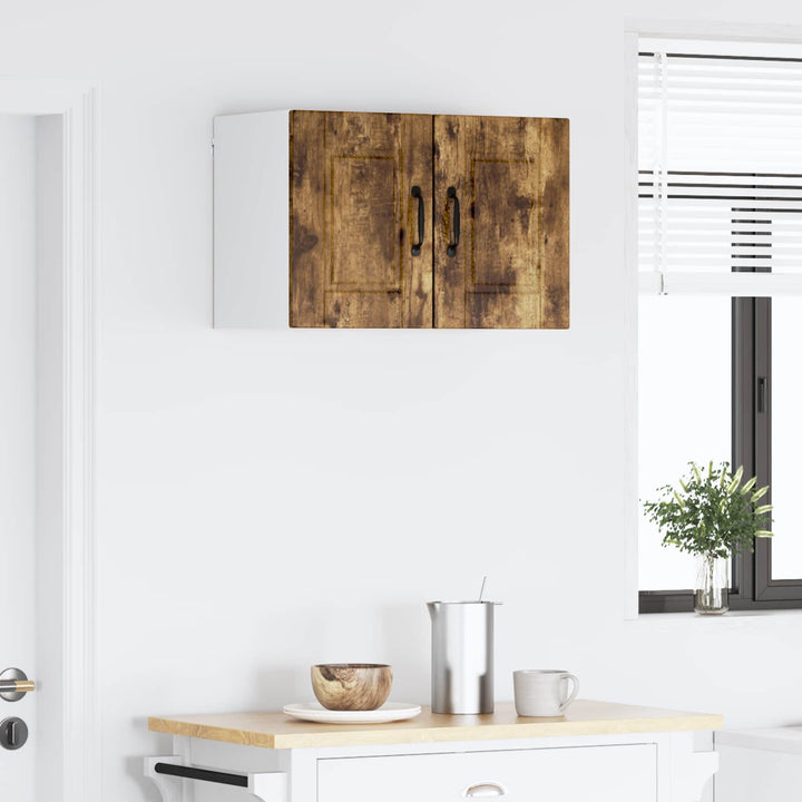 Vægskab PORTO 2 pcs Røget eg 30 x 31 x 40 cm Konstrueret træ