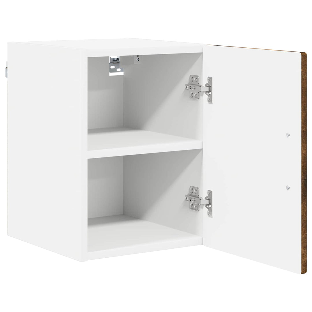 Vægskab PORTO 2 pcs Røget eg 30 x 31 x 40 cm Konstrueret træ