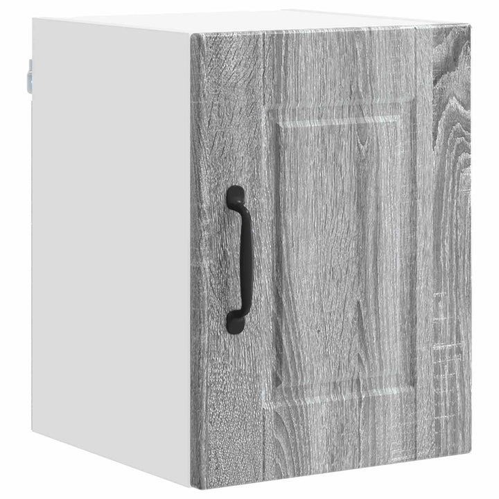 Vægskab PORTO 2 pcs Grå Sonoma 30 x 31 x 40 cm Konstrueret træ