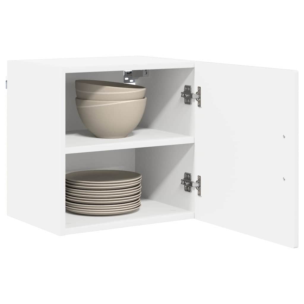 Vægskab PORTO 2 stk. Høj gloss hvid Konstrueret træ