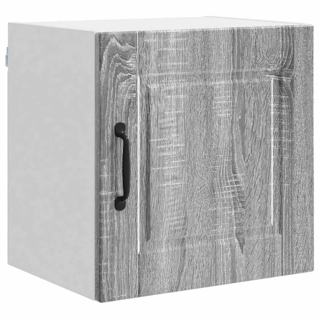 Vægskab PORTO 2 pcs Grå Sonoma 40 x 31 x 40 cm Konstrueret træ