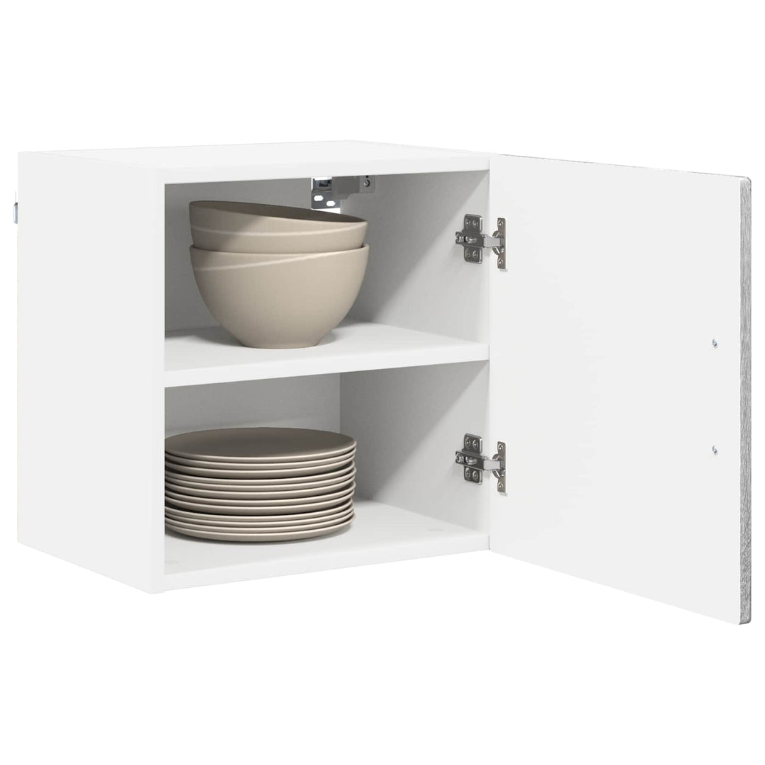 Vægskab PORTO 2 pcs Grå Sonoma 40 x 31 x 40 cm Konstrueret træ