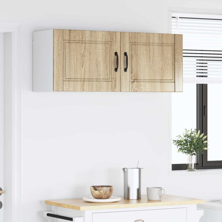 Vægskab PORTO 2 pcs Sonoma eg 50 x 31 x 40 cm Konstrueret træ