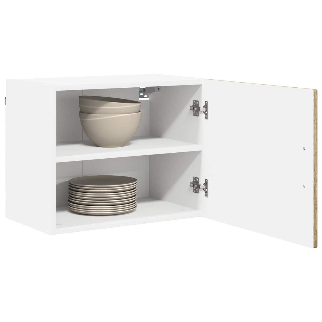 Vægskab PORTO 2 pcs Sonoma eg 50 x 31 x 40 cm Konstrueret træ