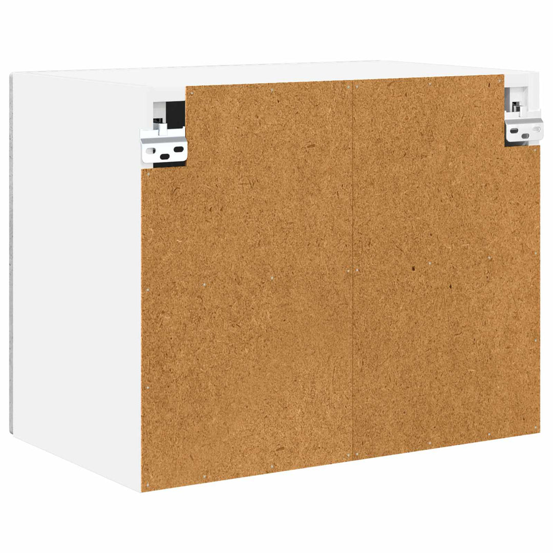 Vægskab PORTO 2 pcs Beton Grå 50 x 31 x 40 cm Konstrueret træ