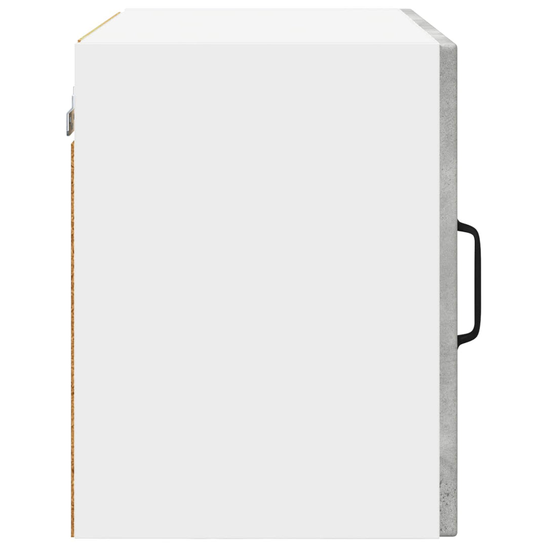 Vægskab PORTO 2 pcs Beton Grå 50 x 31 x 40 cm Konstrueret træ