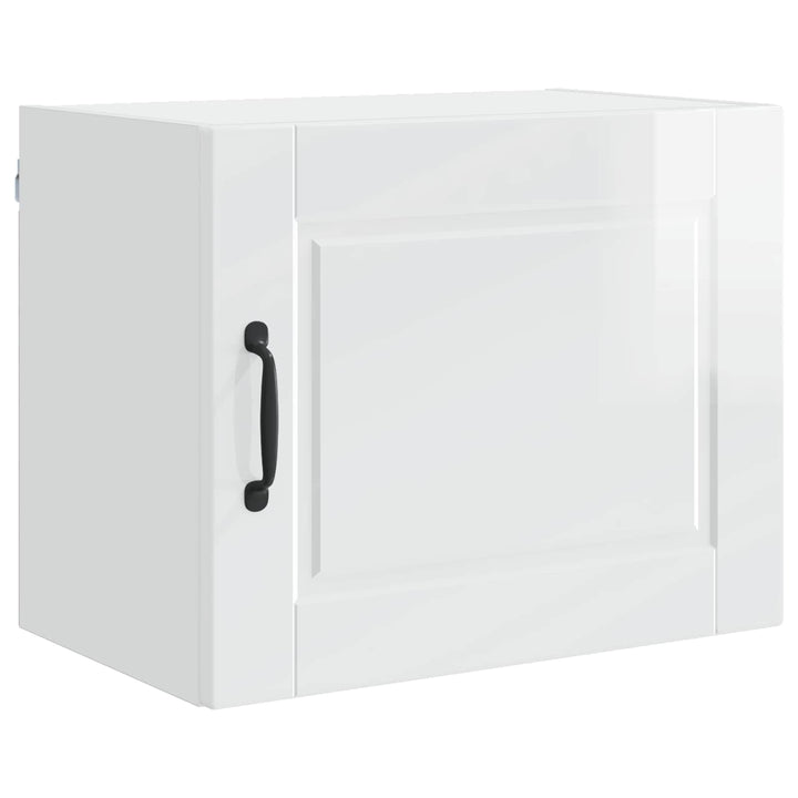 Vægskab PORTO 2 pcs Høj gloss hvid 50 x 31 x 40 cm