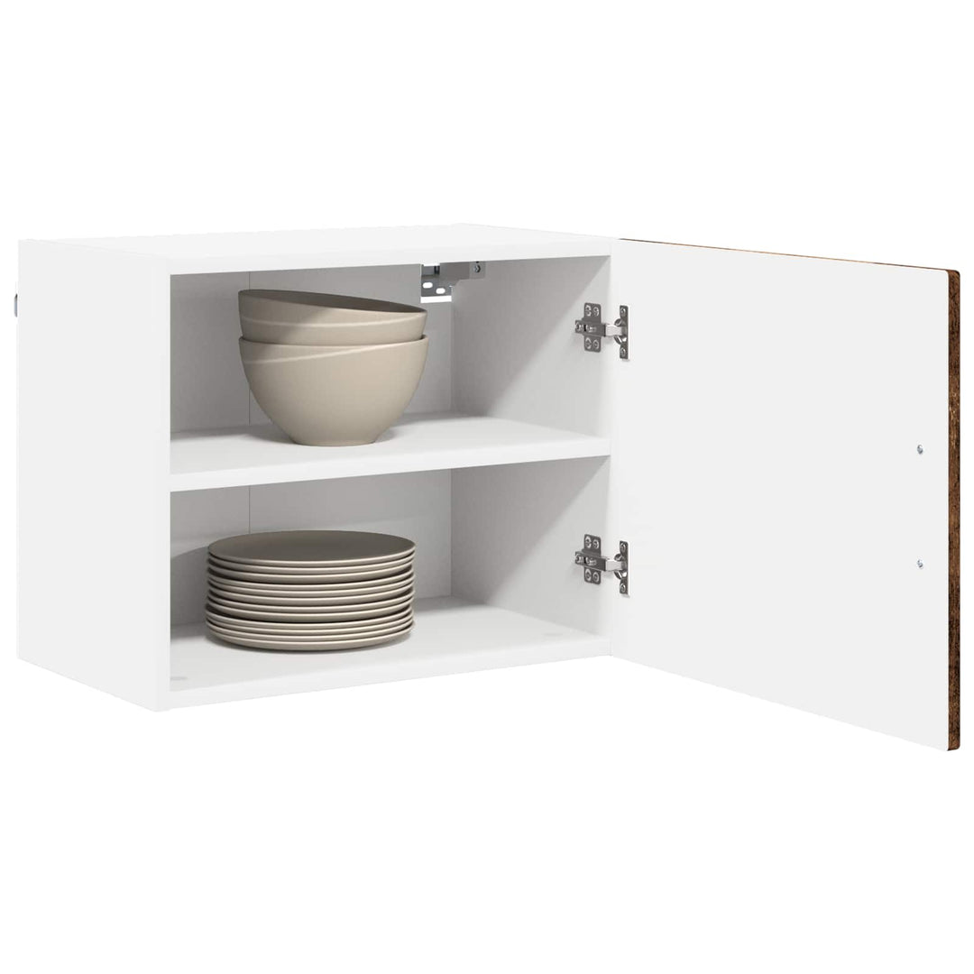 Vægskab PORTO 2 pcs Røget eg 50 x 31 x 40 cm Konstrueret træ