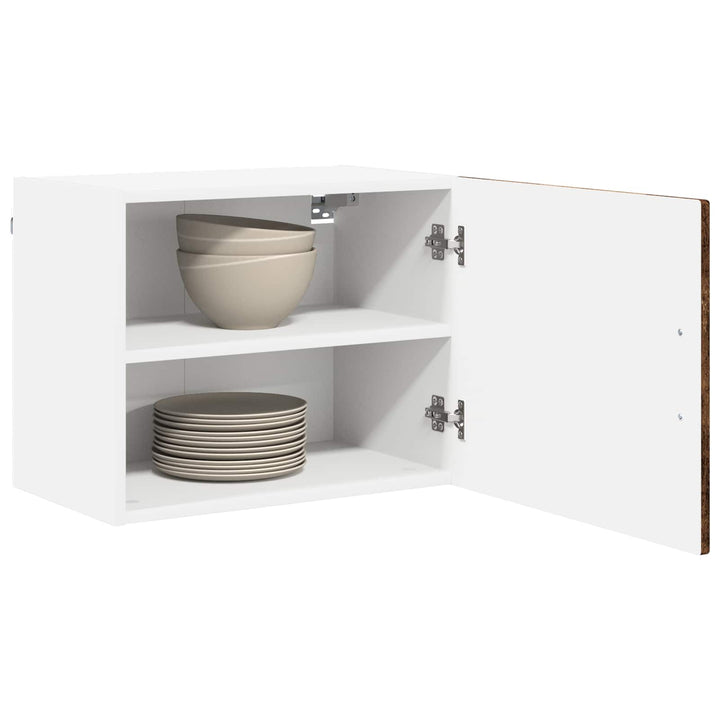 Vægskab PORTO 2 pcs Røget eg 50 x 31 x 40 cm Konstrueret træ