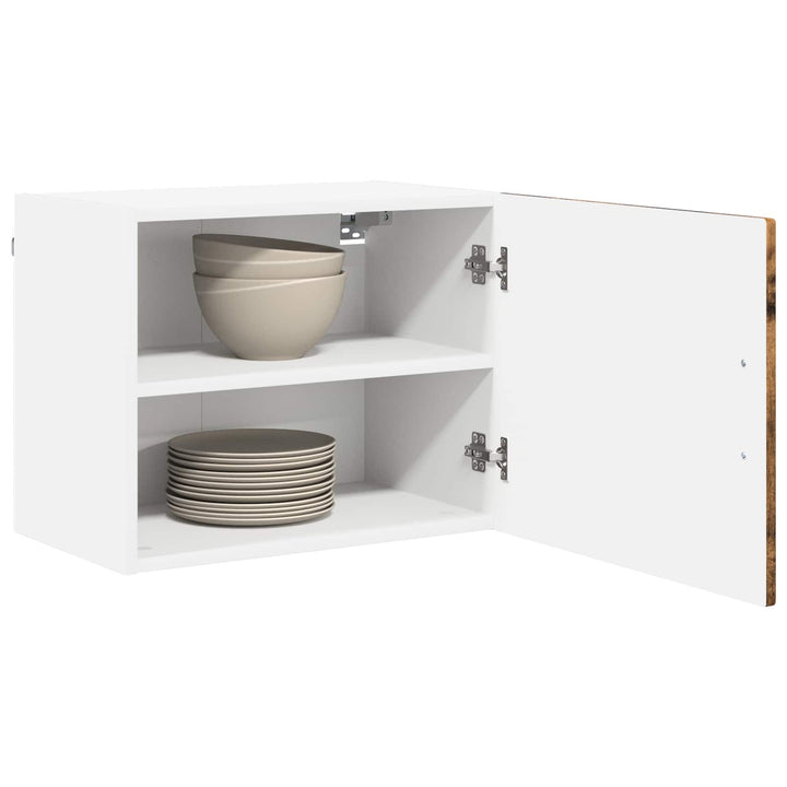 Vægskab PORTO 2 pcs Gammelt træ 50 x 31 x 40 cm Konstrueret træ