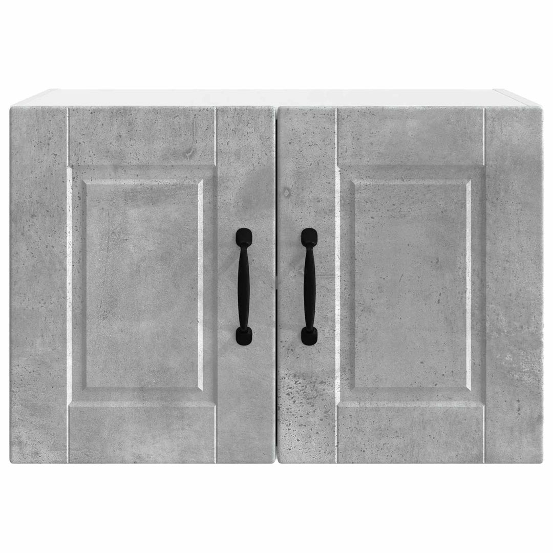 Vægskab PORTO 2 pcs Beton Grå 60 x 31 x 40 cm Konstrueret træ