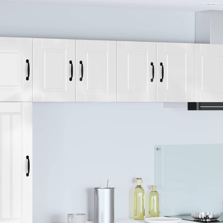 Vægskab PORTO 2 pcs Høj gloss hvid 60 x 31 x 40 cm