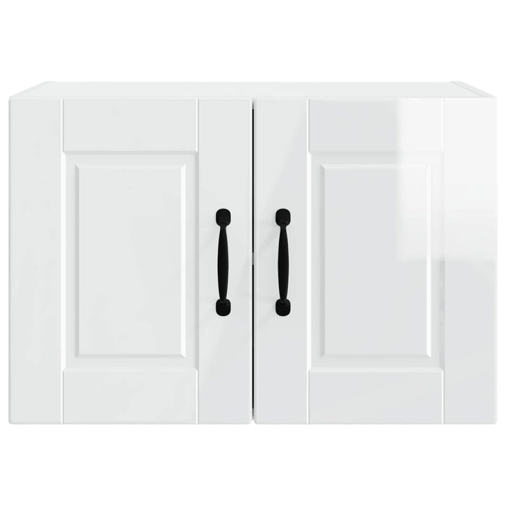 Vægskab PORTO 2 pcs Høj gloss hvid 60 x 31 x 40 cm