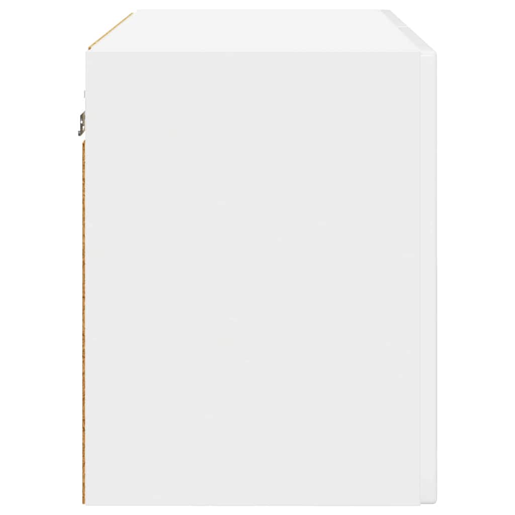 Vægskab PORTO 2 pcs Høj gloss hvid 60 x 31 x 40 cm