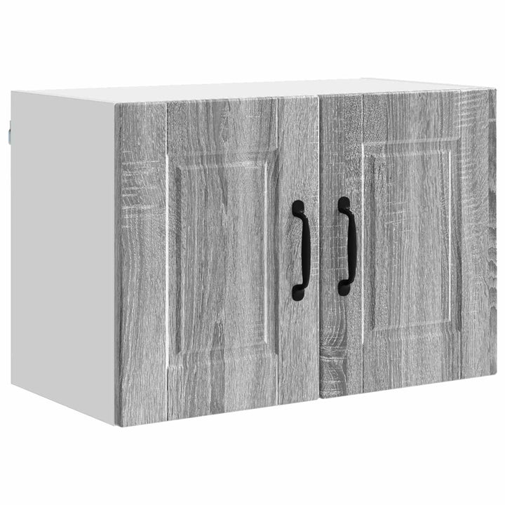 Vægskab PORTO 2 pcs Grå Sonoma 60 x 31 x 40 cm Konstrueret træ