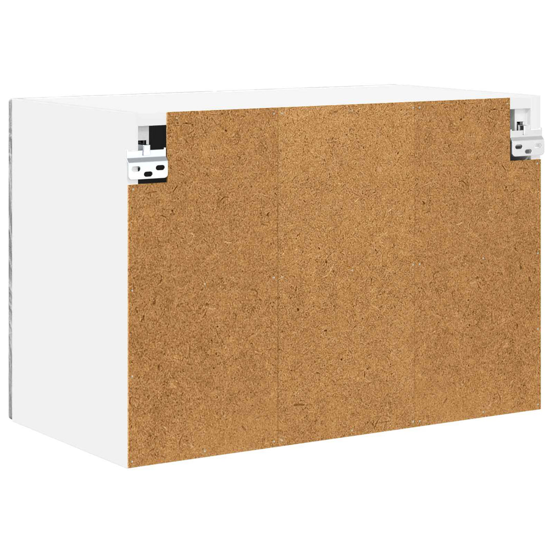Vægskab PORTO 2 pcs Grå Sonoma 60 x 31 x 40 cm Konstrueret træ