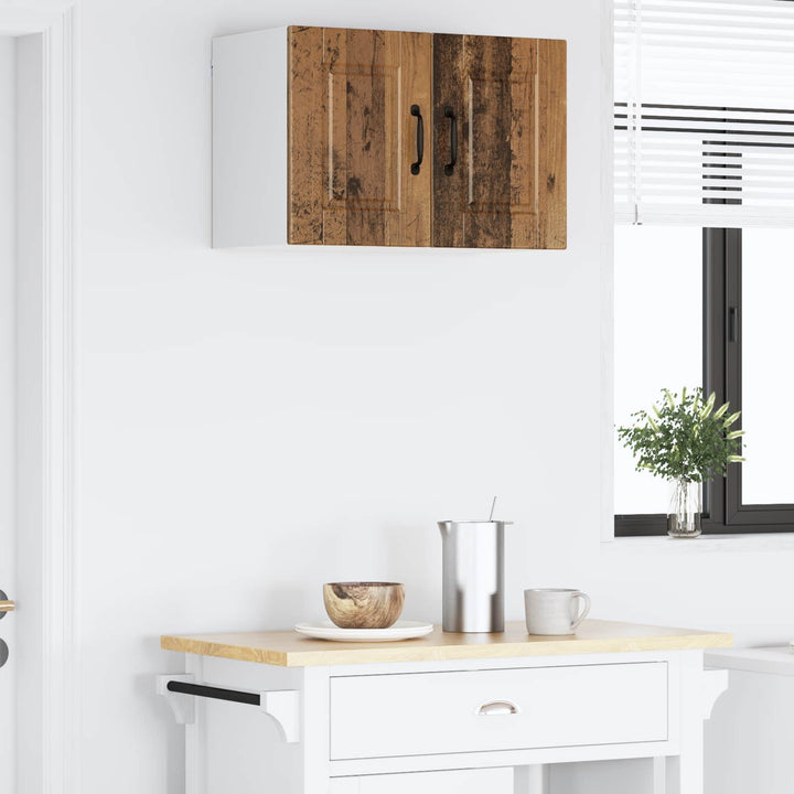 Vægskab PORTO Gammelt træ 60 x 31 x 40 cm Konstrueret træ