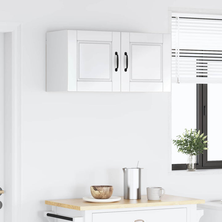 Vægskab PORTO Høj gloss hvid 80 x 31 x 40 cm Konstrueret træ