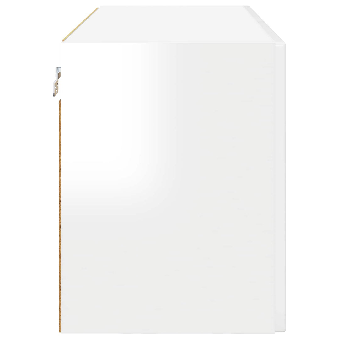 Vægskab PORTO Høj gloss hvid 80 x 31 x 40 cm Konstrueret træ