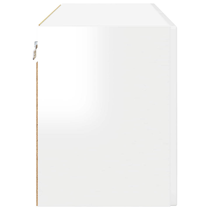 Vægskab PORTO Høj gloss hvid 80 x 31 x 40 cm Konstrueret træ