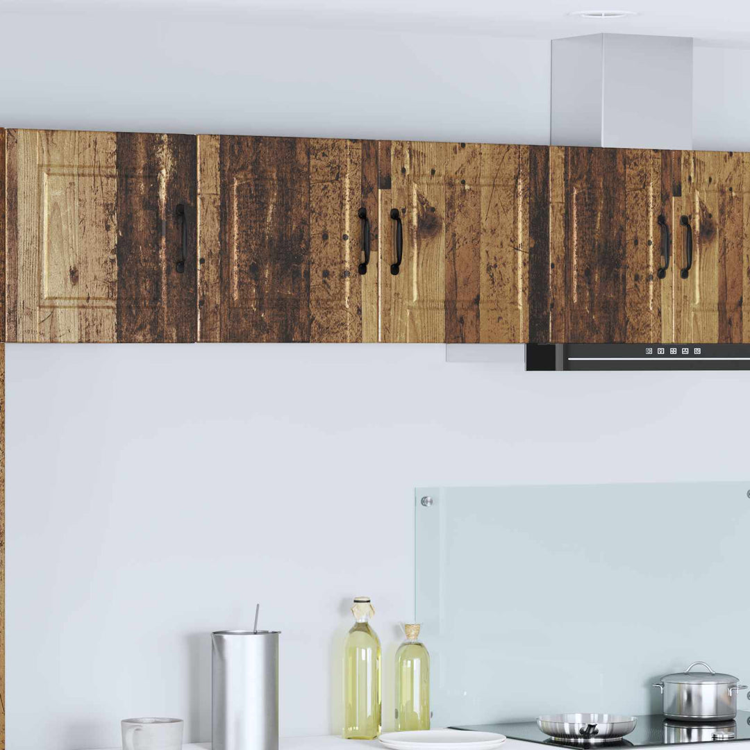 Vægskab PORTO Gammelt træ 80 x 31 x 40 cm Konstrueret træ