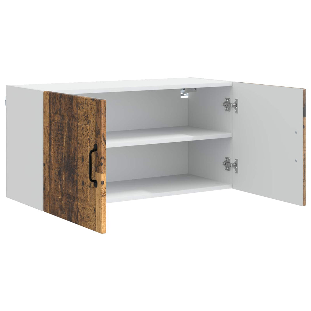 Vægskab PORTO Gammelt træ 80 x 31 x 40 cm Konstrueret træ