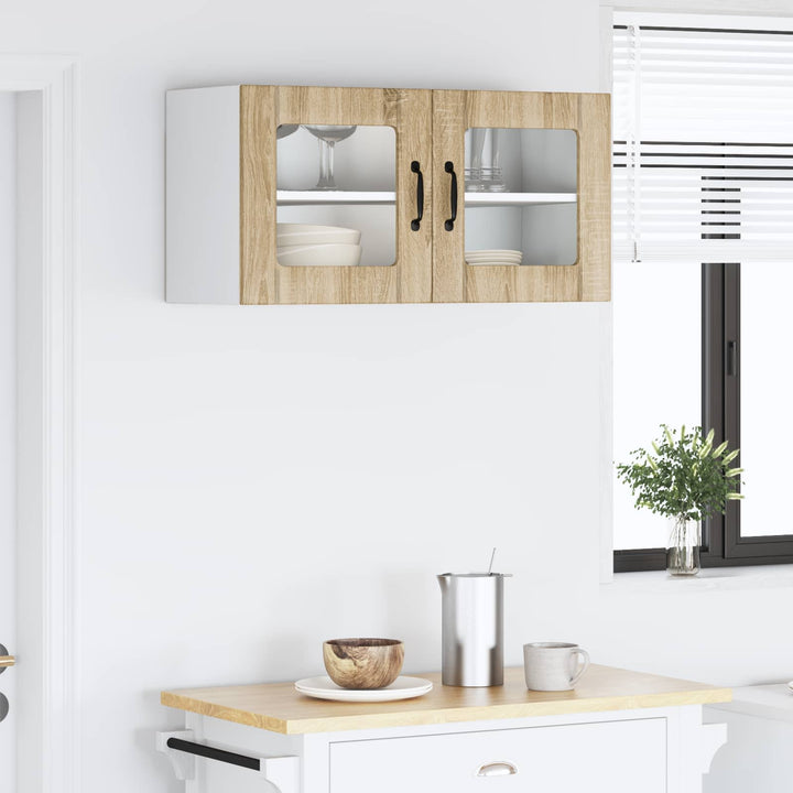 Væglågskab PORTO Sonoma eg 80 x 31 x 40 cm Konstrueret træ