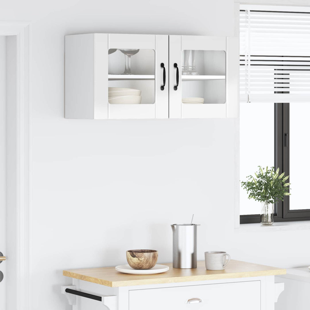 Væglågskab PORTO Høj gloss hvid 80 x 31 x 40 cm Konstrueret træ