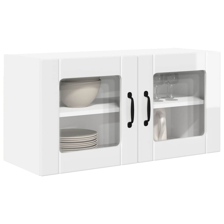 Væglågskab PORTO Høj gloss hvid 80 x 31 x 40 cm Konstrueret træ