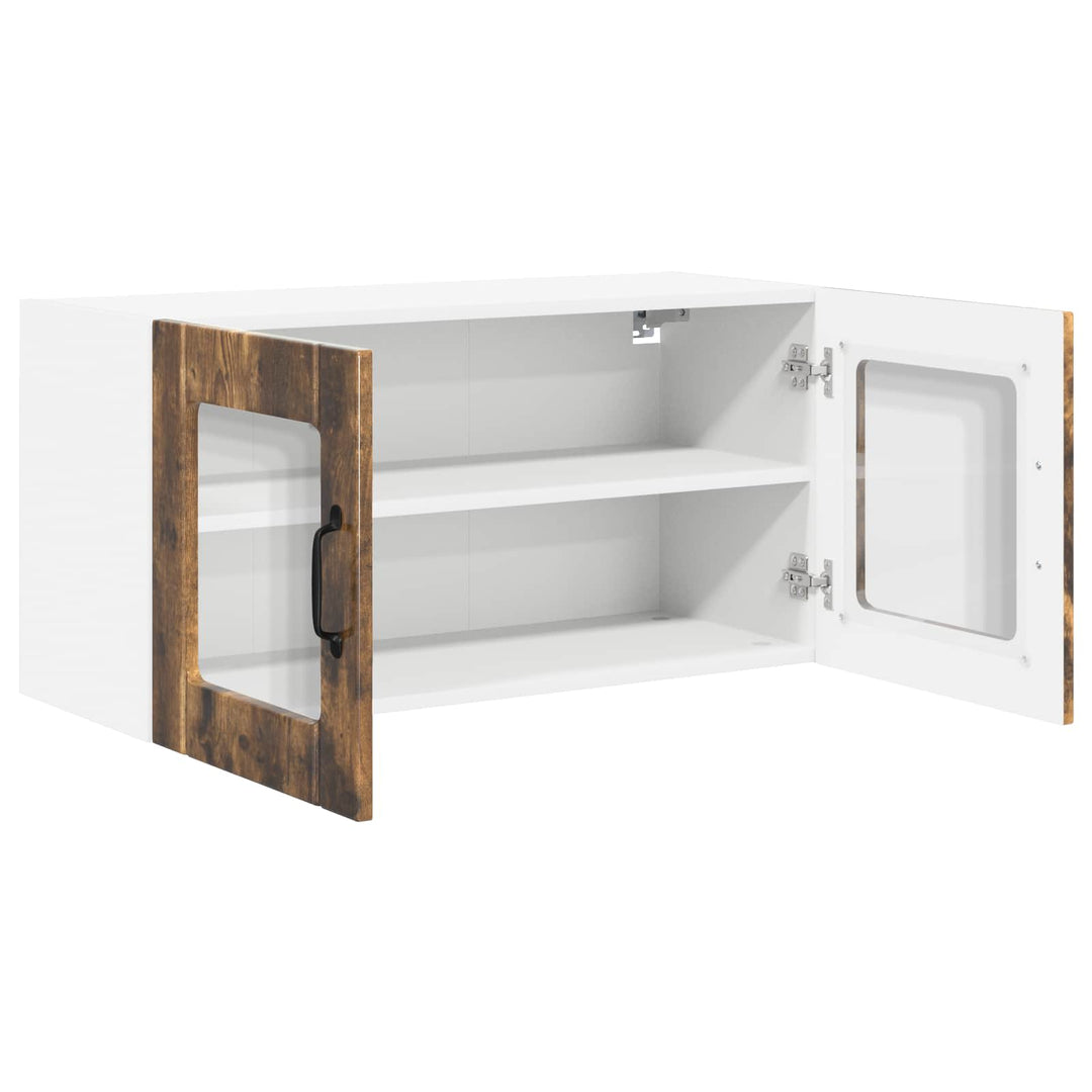 Væglågskab PORTO Røget eg 80 x 31 x 40 cm Konstrueret træ