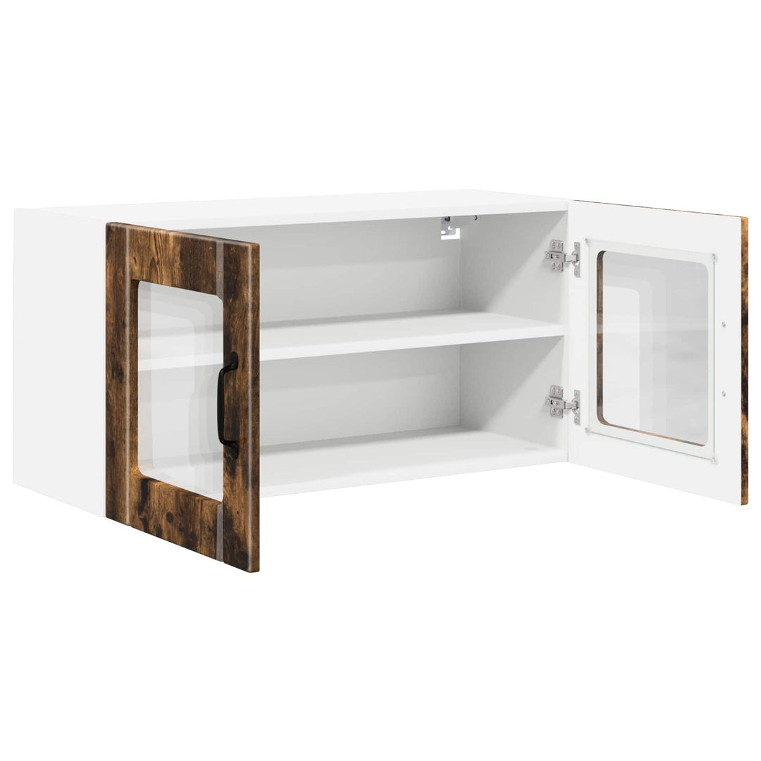 Væglågskab PORTO Røget eg 80 x 31 x 40 cm Konstrueret træ