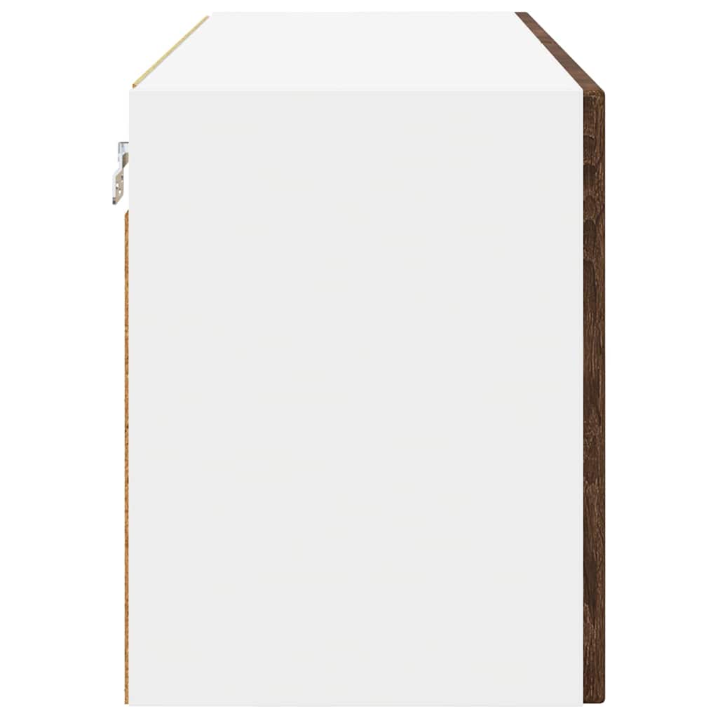 Væglågskab PORTO Brun eg 80 x 31 x 40 cm Konstrueret træ