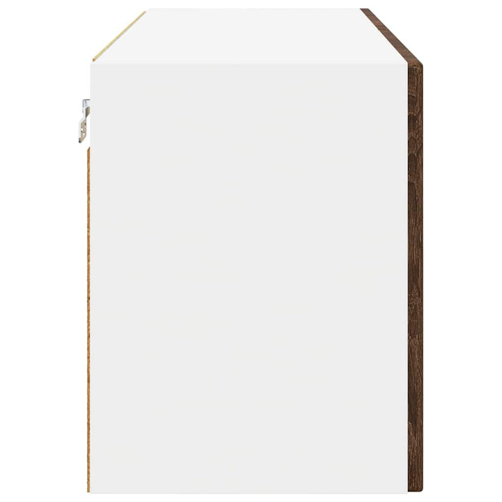 Væglågskab PORTO Brun eg 80 x 31 x 40 cm Konstrueret træ