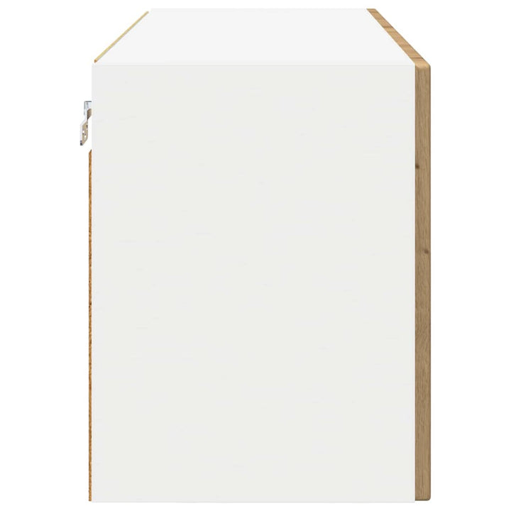 Væglågskab PORTO Artisan Egetræ 80 x 31 x 40 cm Konstrueret træ