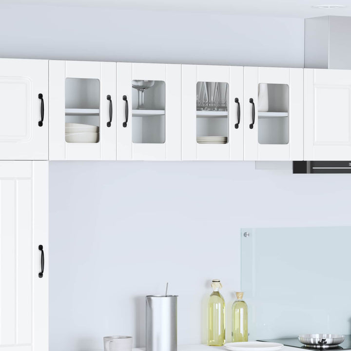 Væglågskab PORTO 2 pcs Hvid 60 x 31 x 40 cm Konstrueret træ