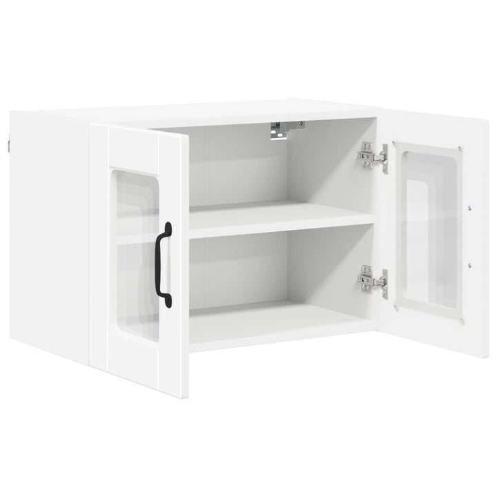 Væglågskab PORTO 2 pcs Hvid 60 x 31 x 40 cm Konstrueret træ