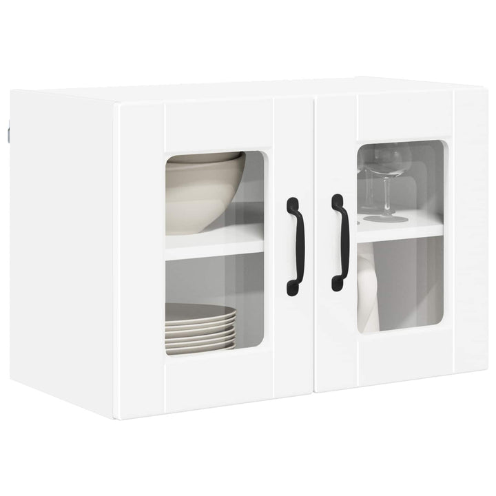 Væglågskab PORTO 2 pcs Hvid 60 x 31 x 40 cm Konstrueret træ