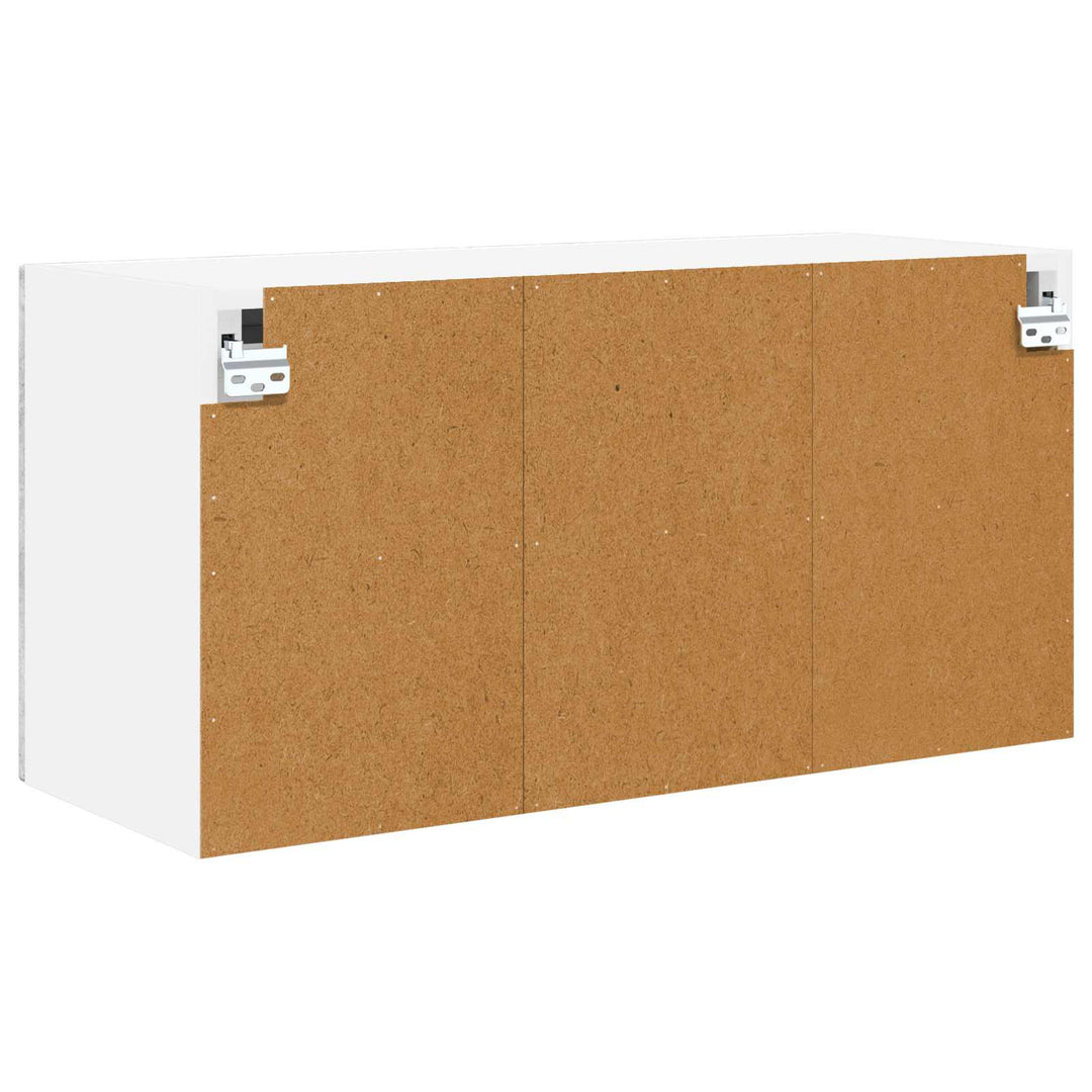 Væglågskab PORTO 2 pcs Beton Grå 60 x 31 x 40 cm