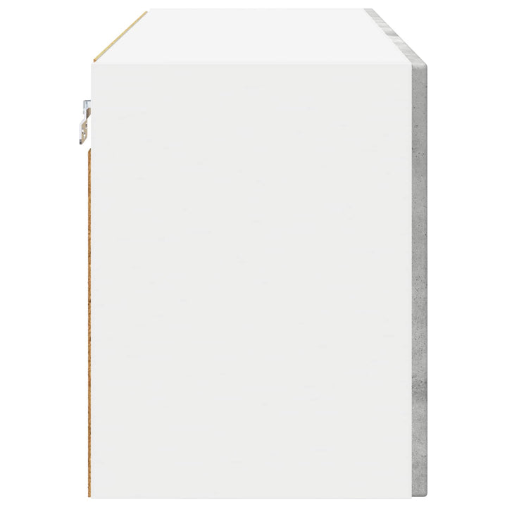 Væglågskab PORTO 2 pcs Beton Grå 60 x 31 x 40 cm