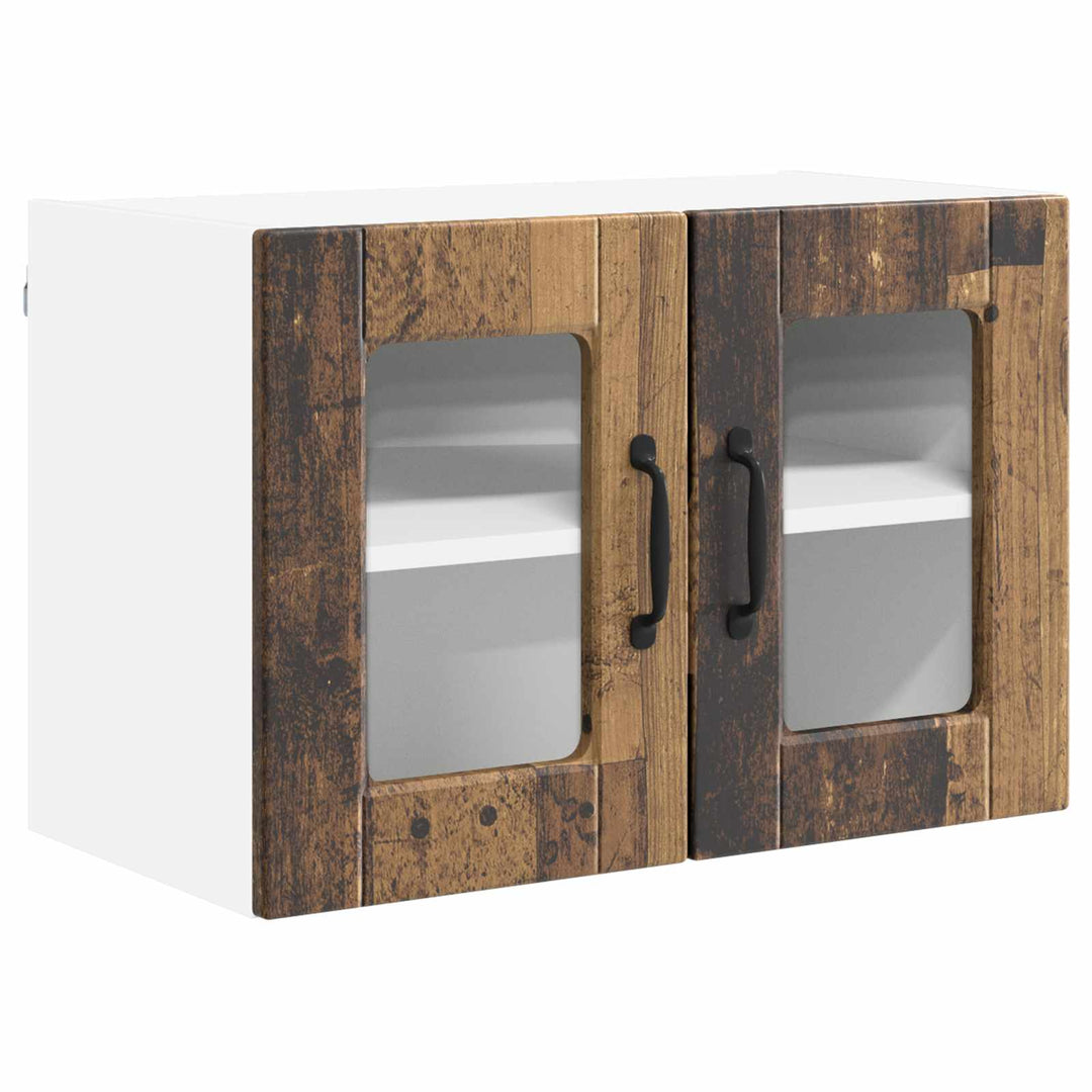 Væglågskab PORTO Gammelt træ 60 x 31 x 40 cm Konstrueret træ
