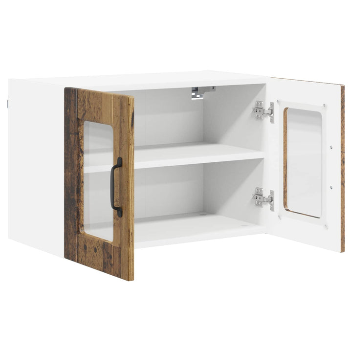 Væglågskab PORTO Gammelt træ 60 x 31 x 40 cm Konstrueret træ