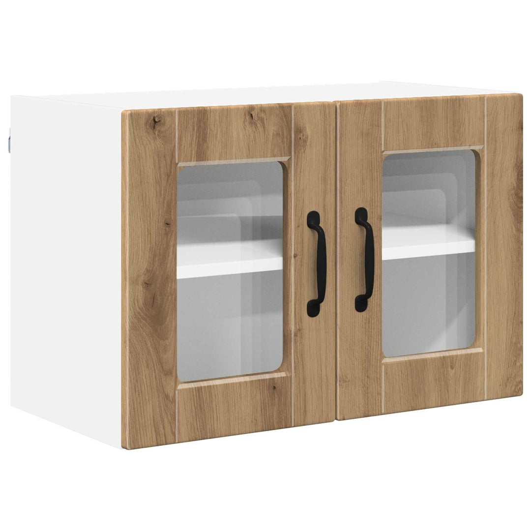 Væglågskab PORTO 2 pcs Artisan Egetræ 60 x 31 x 40 cm