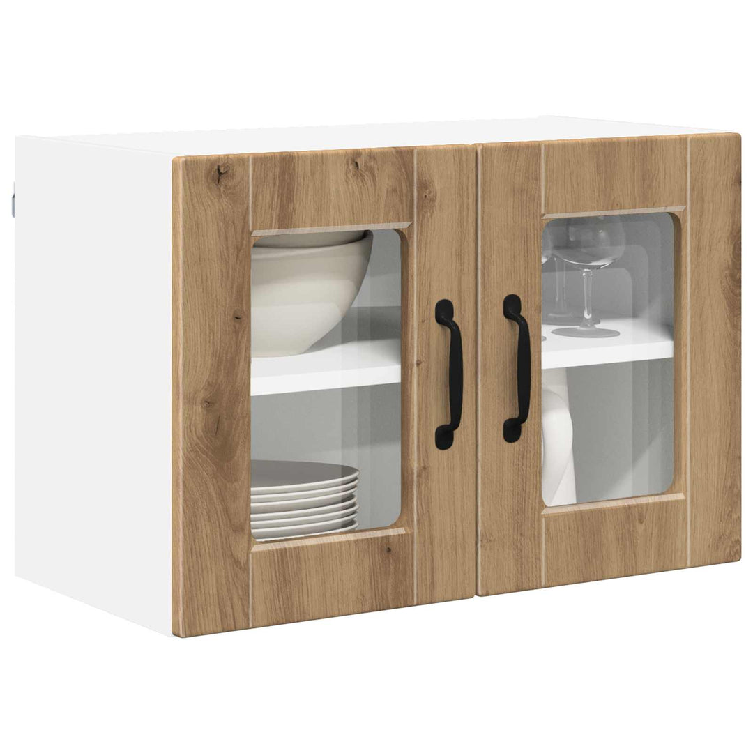 Væglågskab PORTO 2 pcs Artisan Egetræ 60 x 31 x 40 cm