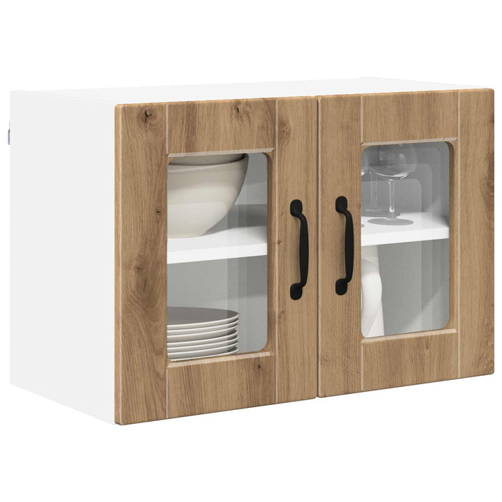 Væglågskab PORTO 2 pcs Artisan Egetræ 60 x 31 x 40 cm