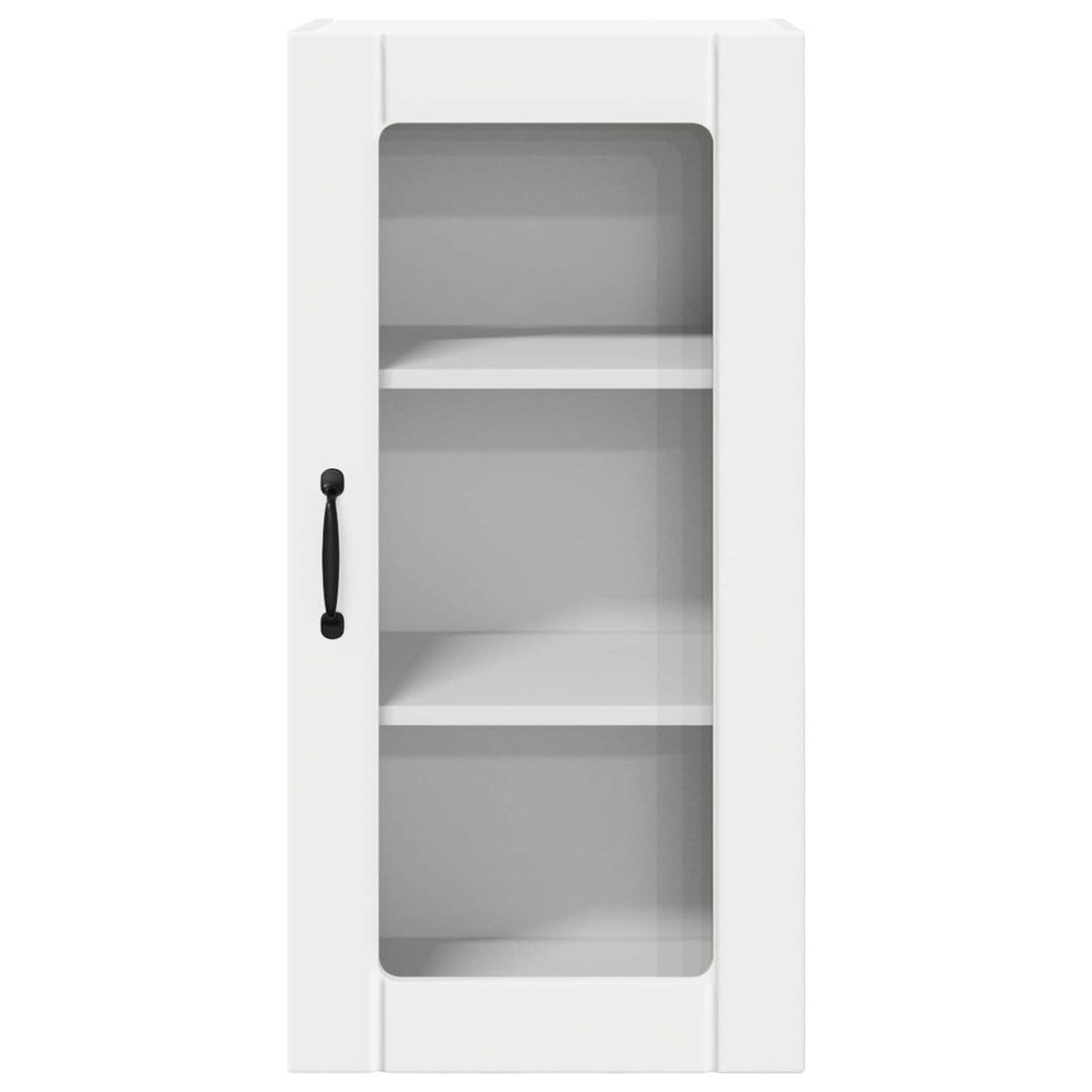 Væglågskab PORTO 2 pcs Hvid 40 x 31 x 80 cm Konstrueret træ