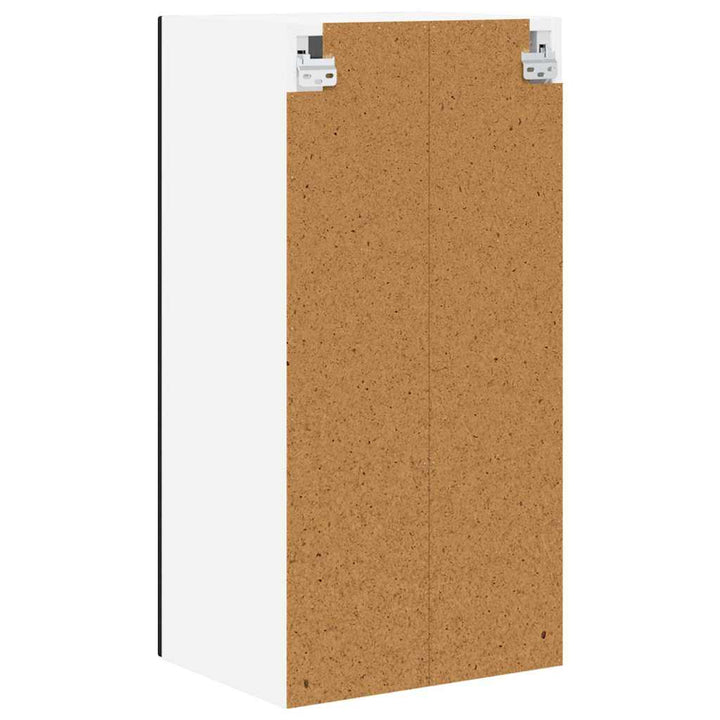 Væglampe Skab PORTO 2 pcs Sort 40 x 31 x 80 cm Konstrueret træ